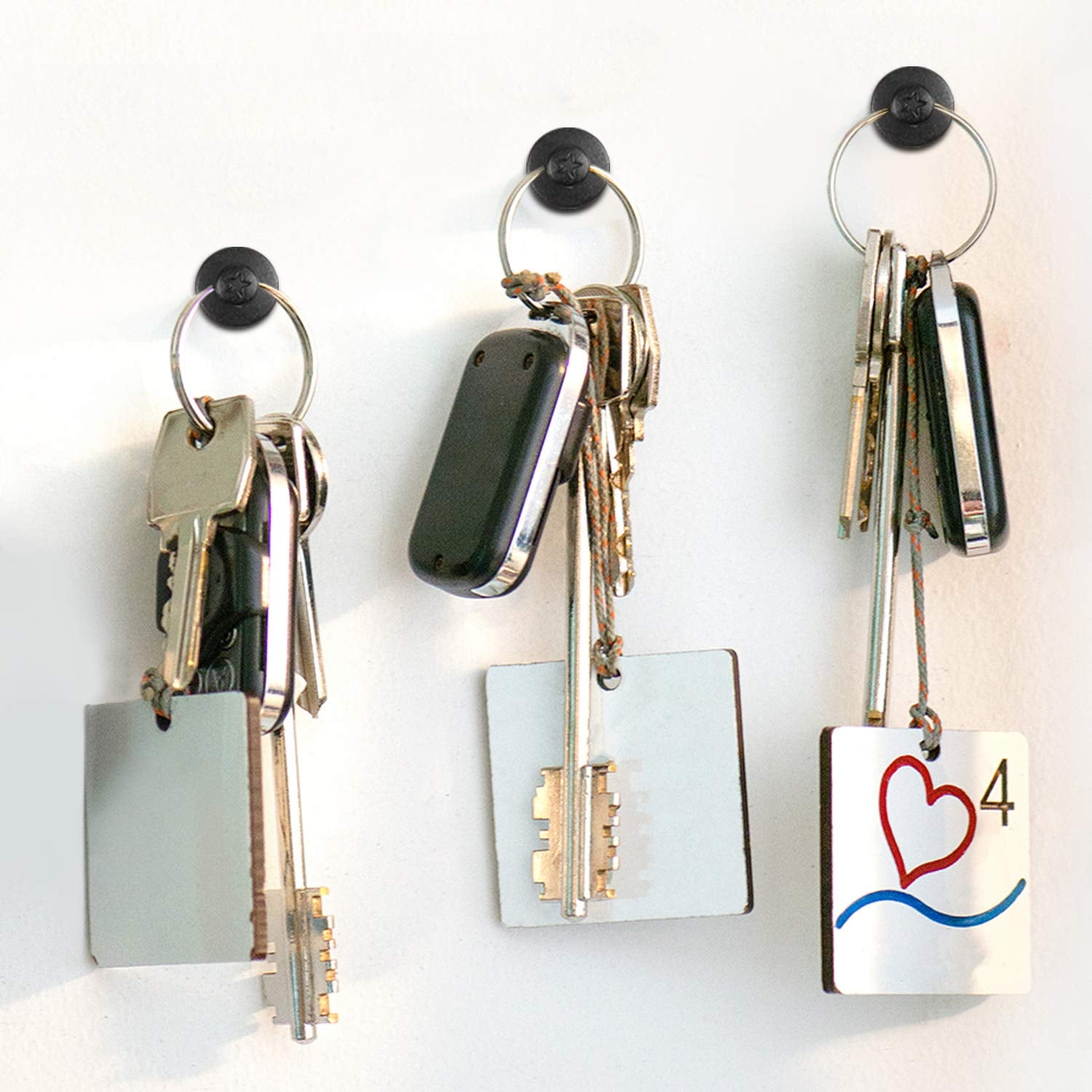 Push Pins Picture Hangers Double Headed Thumb Tacks Wall Hooks for Wall Hangings Picture Hangers Nails Small Photo Hanging Hook Pins for Home Office Photo Decor(Black,50 Pieces)